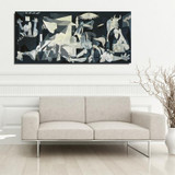 Spain France Picasso Guernica 1937 Germany Figure Painting Abstract drawing Spray Oil Painting Frameless Home decor Canvas