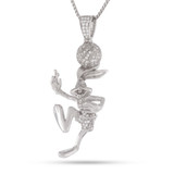 Space Jam x KING ICE – .925 Sterling Silver Bugs Bunny Necklace