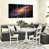 Space and Universe  Canvas Print Space Landscape Paintings Wall Art Decor Universe Galaxy Stars 3 Piece Picture Print on Canvas