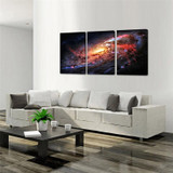 Space and Universe  Canvas Print Space Landscape Paintings Wall Art Decor Universe Galaxy Stars 3 Piece Picture Print on Canvas