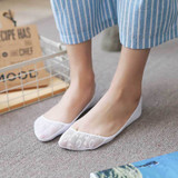 SP&amp;CITY Soft Invisible Boat Socks Women Breathable High Heels Low Socks Female Slippers Ped Lace Calcetines Invisibles Algodon