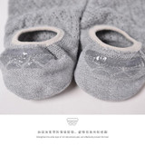 SP&amp;CITY New Hollow Out Fishnet Socks Slippers Ladies Solid Short Boat Socks Soft Breathable Cotton Summer Low Invisible Socks