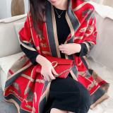 2020 Fashion Luxury Horse Pattern Shawl Pashmina Scarf 2020 Fashion Luxury Horse Pattern Shawl Pashmina Scarf