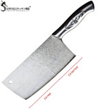 Sowell Brand 7 Inch Meat Cleaver Heavy Duty Chopping Knife Pattern Stainless Steel Knife Suitable For Cutting Meat And Bones