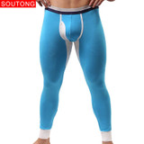 Soutong Winter 2017 Mens Long Johns Soft Modal Thermal Underwear Thermo Underwear Sexy Long Johns Underpants For Man qk01
