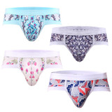 Soutong 4 Pcs/lot Briefs Men Underwear Briefs Printed Sexy Comfortable Modal Soft Briefs Men Underwear Cuecas Underpants Men