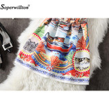 Soperwillton 2017 New Vestido De Festa Women Dresses Summer Casual Dress Vintage Sexy Party Vestidos Plus size Ladies Clothing D