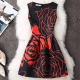 Soperwillton 2017 New Vestido De Festa Women Dresses Summer Casual Dress Vintage Sexy Party Vestidos Plus size Ladies Clothing D