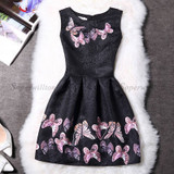 Soperwillton 2017 New Vestido De Festa Women Dresses Summer Casual Dress Vintage Sexy Party Vestidos Plus size Ladies Clothing D