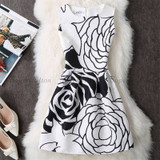 Soperwillton 2017 New Vestido De Festa Women Dresses Summer Casual Dress Vintage Sexy Party Vestidos Plus size Ladies Clothing D