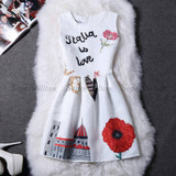 Soperwillton 2017 New Vestido De Festa Women Dresses Summer Casual Dress Vintage Sexy Party Vestidos Plus size Ladies Clothing D