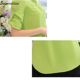 Soperwillton 2017 New Women Fashion Cotton Blouse Shirt Summer Style Shirts Casual Blusas Femininas Camisas Roupas Tops #A743