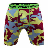2016 Newest Men Fitness Shorts Men Tights Compression Shorts Bermuda Beach Camouflage Short Pants Men