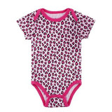 2016 Newborn Baby Rompers Clothes Cute Cartoon Baby Short Sleeve One-piece jumpsuit Baby Girl Romper Infant Clothing Ropa Bebe