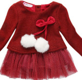 2016 Newborn Baby Girls Dress Clothes Full Long Sleeve Knit Sweater Tops Lace Bowknot Dresses Clothing 0-24M 2016 Newborn Baby Girls Dress Clothes Full Long Sleeve Knit Sweater Tops Lace Bowknot Dresses Clothing 0-24M