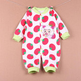 2016 newborn baby boy winter clothes100% Cotton Long Sleeve Baby Rompers Soft Infant Baby girl Clothing Set Jumpsuits