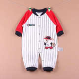 2016 newborn baby boy winter clothes100% Cotton Long Sleeve Baby Rompers Soft Infant Baby girl Clothing Set Jumpsuits