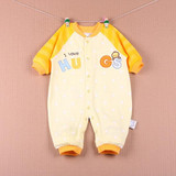 2016 newborn baby boy winter clothes100% Cotton Long Sleeve Baby Rompers Soft Infant Baby girl Clothing Set Jumpsuits