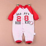 2016 newborn baby boy winter clothes100% Cotton Long Sleeve Baby Rompers Soft Infant Baby girl Clothing Set Jumpsuits