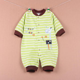 2016 newborn baby boy winter clothes100% Cotton Long Sleeve Baby Rompers Soft Infant Baby girl Clothing Set Jumpsuits