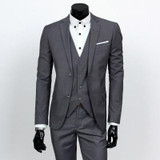 2016 New(Jacket+Vest+Pants)Men Slim Fit Suits Mens multicolor Wedding Suits With Pants Business Mens Formal Wear