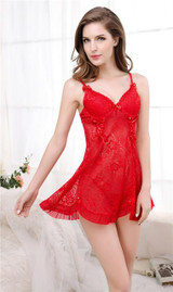 2016 New Women Sexy Sleepwear Lace Hallow Out Floral Saghetti Strap Lingerie Nightgown Set & G-string Summer Night Dress AP321 2016 New Women Sexy Sleepwear Lace Hallow Out Floral Saghetti Strap Lingerie Nightgown Set & G-string Summer Night Dress AP321