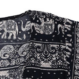2016 New Women Fashion Boho Kimono Summer Loose Floral Printed Blouse Top