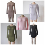 2016 New Women Autumn Dress Long Sleeve T Shirt Dress Sexy Black Dress Girls Bodycon Winter Casual Dress Vestidos