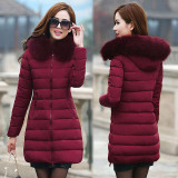 2016 New Winter Women Jackets And Coats Thick Warm Hooded Cotton Padded Parkas For Women's Winter Jacket Female B739