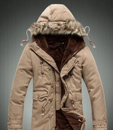 2017 Winter Military Army Style Solid Padded Parkas Fashion Warm Tooling Thick Overcoat Thick Hooded jacket Windbreaker 070202
