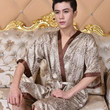 2017 winter mens silk satin pajamas pajama pyjamas short set sleepwear loungewear