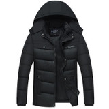 2017 Winter Men Jacket Casual Male Thicken Coat Warm Men Zipper Outwear cotton Jacket Hooded Parkas
