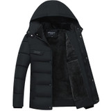 2017 Winter Men Jacket Casual Male Thicken Coat Warm Men Zipper Outwear cotton Jacket Hooded Parkas