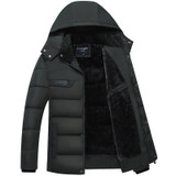 2017 Winter Men Jacket Casual Male Thicken Coat Warm Men Zipper Outwear cotton Jacket Hooded Parkas