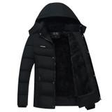 2017 Winter Men Jacket Casual Male Thicken Coat Warm Men Zipper Outwear cotton Jacket Hooded Parkas