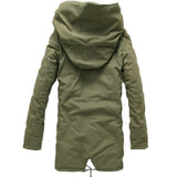 2017 Winter Men Fashion Thick Velvet Warm Jackets Parkas Mens Cotton Windbreaker Army Hip Hop Big Hooded Jacket Long Trench Coat