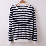 2017 winter Keep warm Fashion Strawberry fruit stripes Harajuku Colored little stars sweater Women high quality Flannel pullover