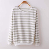 2017 winter Keep warm Fashion Strawberry fruit stripes Harajuku Colored little stars sweater Women high quality Flannel pullover