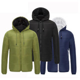 2017 Winter Jackets Mens Casual New Hooded Thicken Coat Male Zipper Slim Men And Women Outwear Men Warm Parka Outwear Casaco