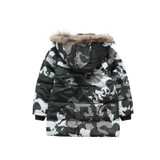 2017 Winter Jackets for kids warm coats Girls Outerwear Fur Collar camouflage Children's Down Jacket Thick Boy Winter Coat Down