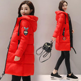 2017 Winter jacket women Thick Long Women Parkas Hooded Female Outwear Coat Down Cotton Padded Snow Wear