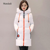 2017 Winter jacket women Thick Long Women Parkas Hooded Female Outwear Coat Down Cotton Padded Snow Wear