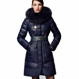 2017 Winter Jacket Women Plus Size Luxury Raccoon Fur Hooded Duck Down Jackets Women Winter Down Coat Long Outerwear Parkas D029