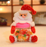 2017 Hot Fashion Christmas Candy Storage Bottles Jars Santa Claus Snowman Bottles Stocking Gift Bag Xmas Decoration