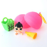 2017 Hot Doll lovely Unpacking Dress Up Dolls Baby Cute Toy Egg Balls Let's Be Friends Toys For Children Girls Christmas Gifts