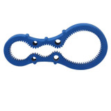 2017 Hot Creative Jar Opener Multi-Purpose Jar Lids Bottle Cap Grip Twister Rubber Opener Tool
