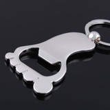 2017 Hot Creative Foot Shaped Beer Bottle Opener Personalized Funny Stainless Steel Credit Card Bottle Opener Bar Tool cerveja