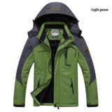 2017 hot Brand Luo Baoluo winter jacket men Plus velvet warm wind parka 6XL plus size black hooded winter coat men