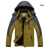 2017 hot Brand Luo Baoluo winter jacket men Plus velvet warm wind parka 6XL plus size black hooded winter coat men