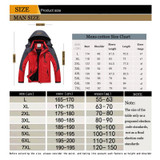 2017 hot Brand Luo Baoluo winter jacket men Plus velvet warm wind parka 6XL plus size black hooded winter coat men